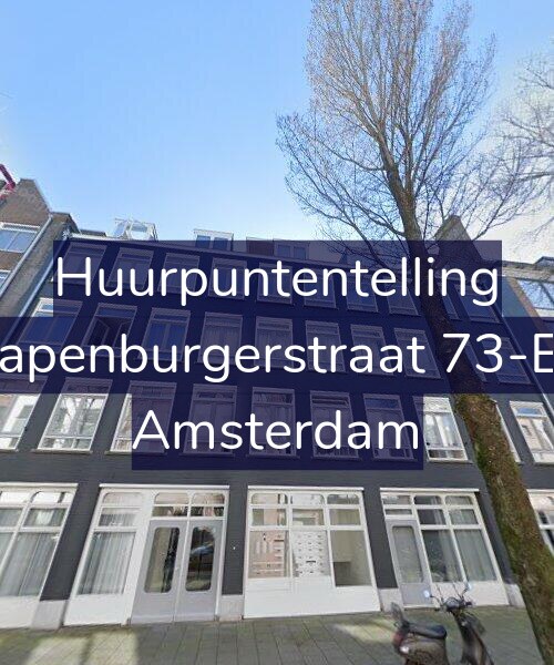 Foto gevel Huurpuntentelling voor Rapenburgerstraat 73-E3, Amsterdam