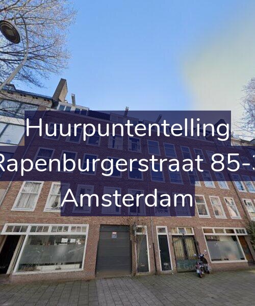 Foto gevel Huurpuntentelling voor Rapenburgerstraat 85-3, Amsterdam