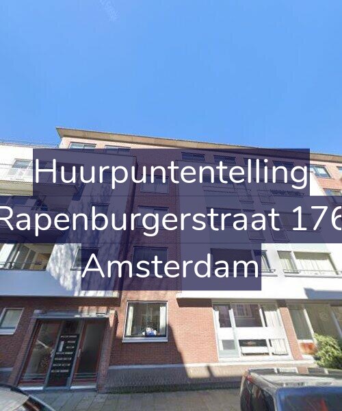 Foto gevel Huurpuntentelling voor Rapenburgerstraat 176, Amsterdam