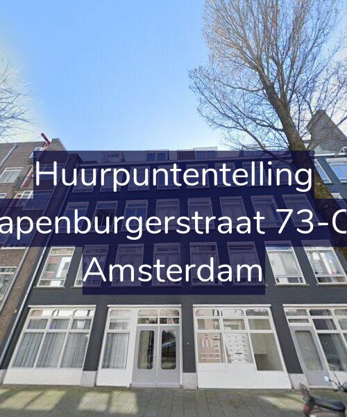 Foto gevel Huurpuntentelling voor Rapenburgerstraat 73-C2, Amsterdam
