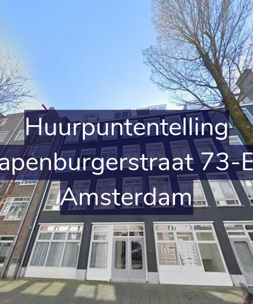 Foto gevel Huurpuntentelling voor Rapenburgerstraat 73-B5, Amsterdam
