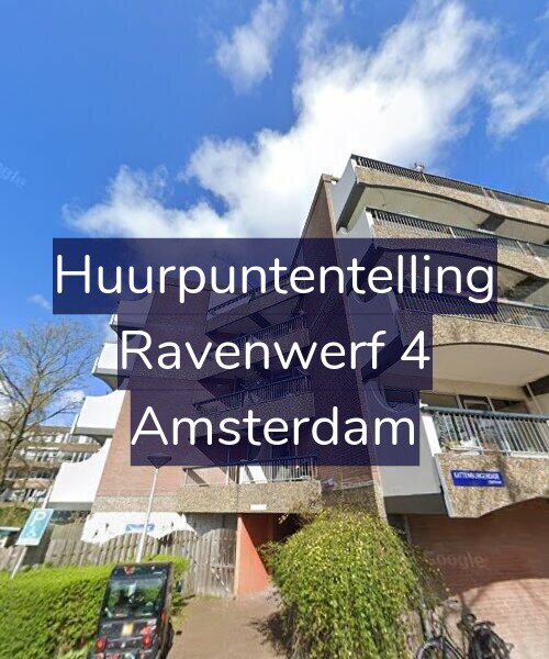 Foto gevel Huurpuntentelling voor Ravenwerf 4, Amsterdam