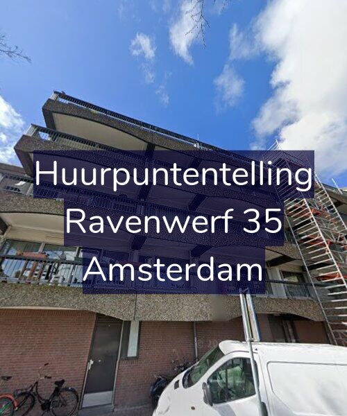 Foto gevel Huurpuntentelling voor Ravenwerf 35, Amsterdam