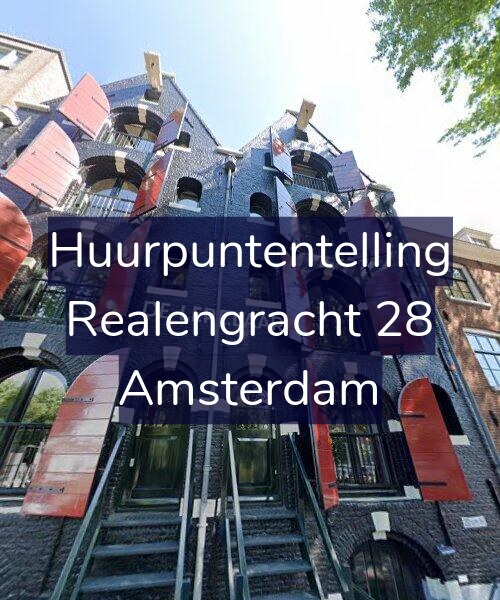 Foto gevel Huurpuntentelling voor Realengracht 28, Amsterdam