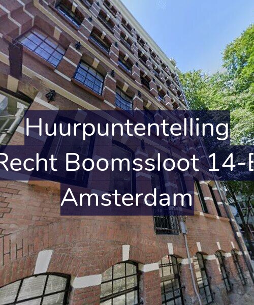 Foto gevel Huurpuntentelling voor Recht Boomssloot 14-E, Amsterdam
