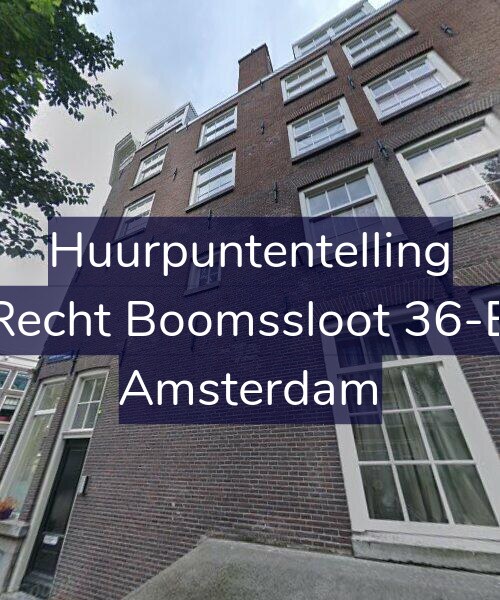 Foto gevel Huurpuntentelling voor Recht Boomssloot 36-B, Amsterdam