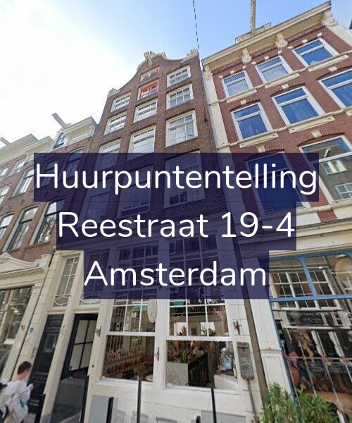 Foto gevel Huurpuntentelling voor Reestraat 19-4, Amsterdam
