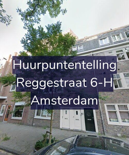 Foto gevel Huurpuntentelling voor Reggestraat 6-H, Amsterdam