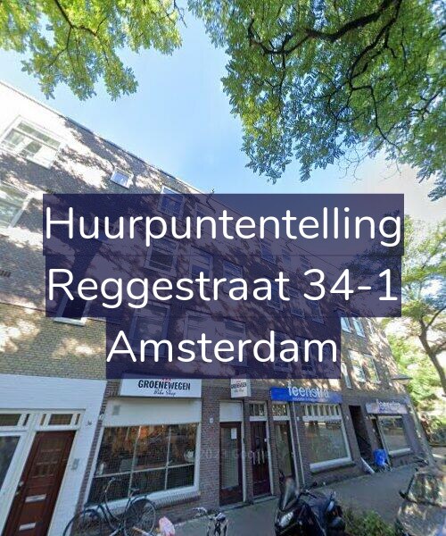 Foto gevel Huurpuntentelling voor Reggestraat 34-1, Amsterdam