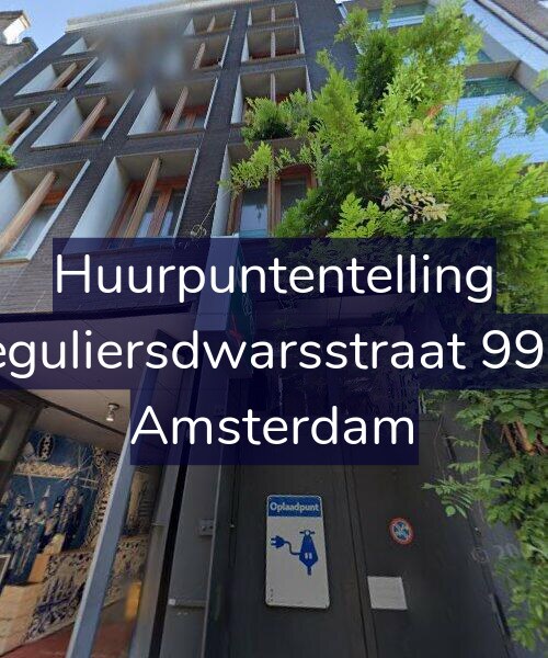 Foto gevel Huurpuntentelling voor Reguliersdwarsstraat 99-C, Amsterdam
