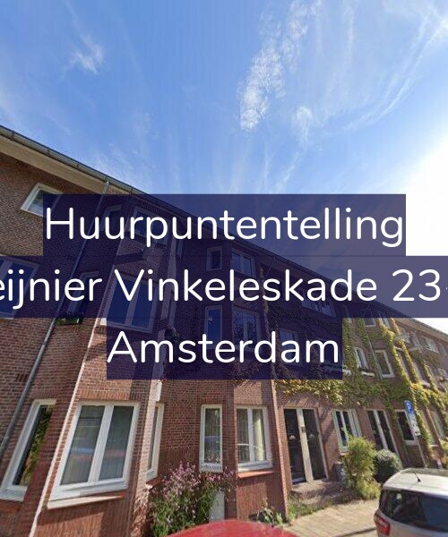Foto gevel Huurpuntentelling voor Reijnier Vinkeleskade 23-H, Amsterdam