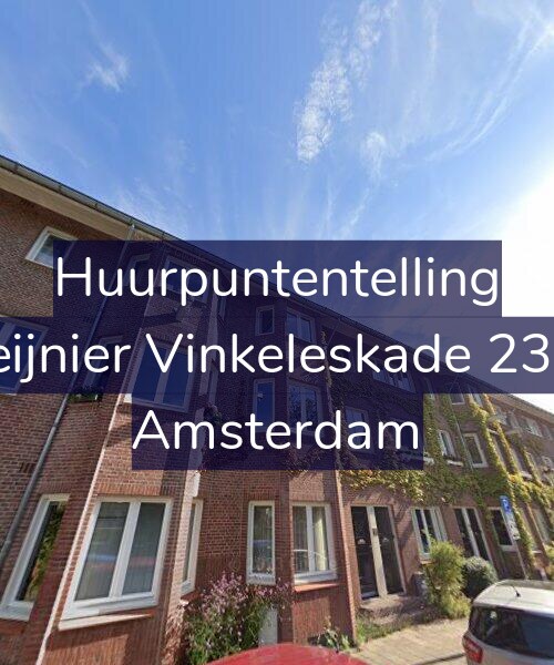 Foto gevel Huurpuntentelling voor Reijnier Vinkeleskade 23-1, Amsterdam