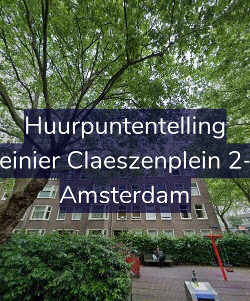Foto gevel Huurpuntentelling voor Reinier Claeszenplein 2-1, Amsterdam