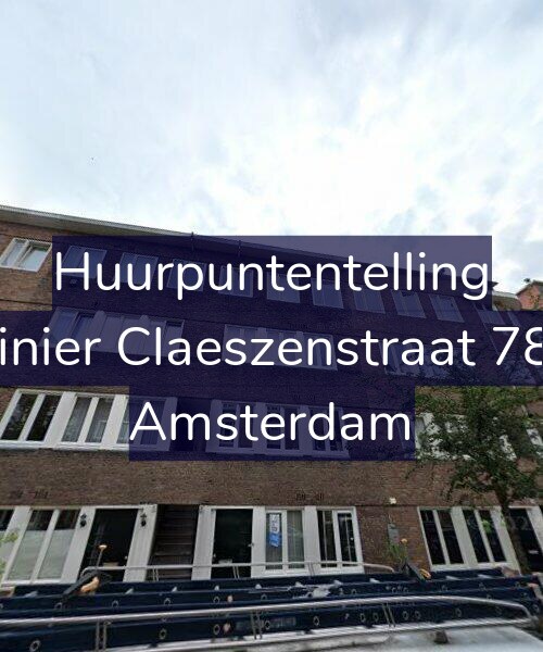 Foto gevel Huurpuntentelling voor Reinier Claeszenstraat 78-1, Amsterdam