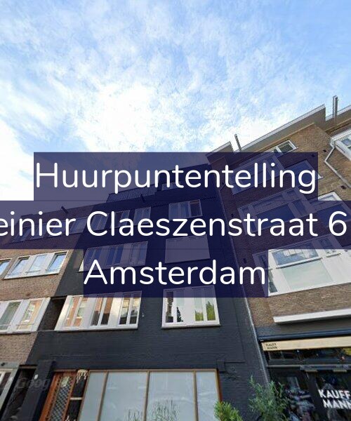 Foto gevel Huurpuntentelling voor Reinier Claeszenstraat 6-2, Amsterdam