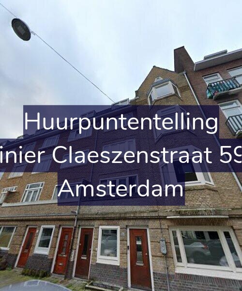 Foto gevel Huurpuntentelling voor Reinier Claeszenstraat 59-1, Amsterdam