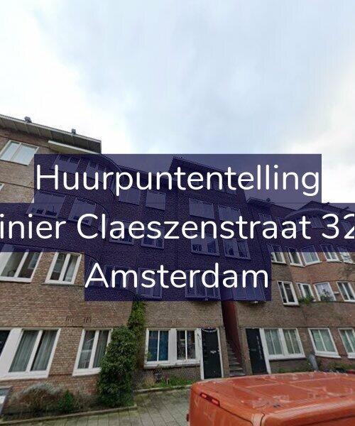 Foto gevel Huurpuntentelling voor Reinier Claeszenstraat 32-1, Amsterdam