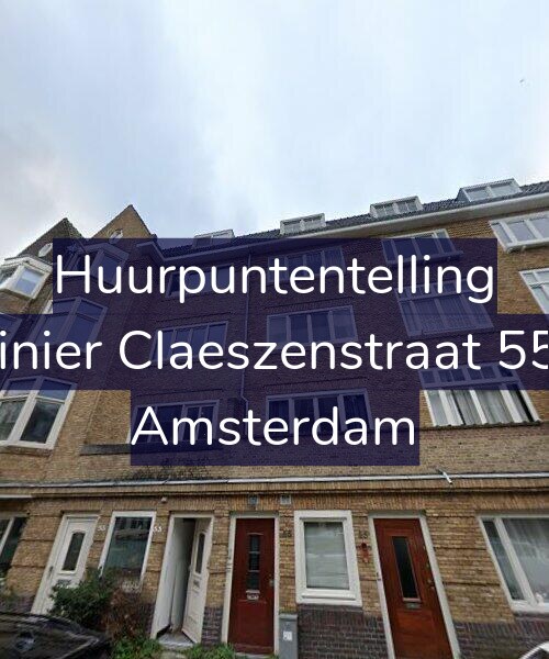 Foto gevel Huurpuntentelling voor Reinier Claeszenstraat 55-3, Amsterdam