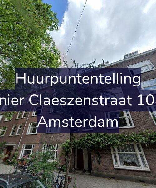 Foto gevel Huurpuntentelling voor Reinier Claeszenstraat 104-3, Amsterdam