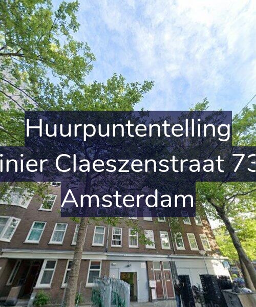 Foto gevel Huurpuntentelling voor Reinier Claeszenstraat 73-2, Amsterdam