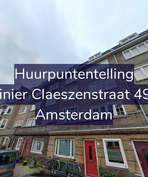 Foto gevel Huurpuntentelling voor Reinier Claeszenstraat 49-3, Amsterdam
