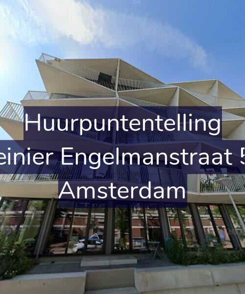 Foto gevel Huurpuntentelling voor Reinier Engelmanstraat 59, Amsterdam
