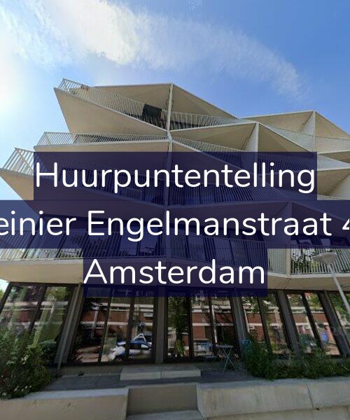 Foto gevel Huurpuntentelling voor Reinier Engelmanstraat 49, Amsterdam