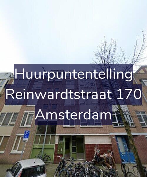 Foto gevel Huurpuntentelling voor Reinwardtstraat 170, Amsterdam