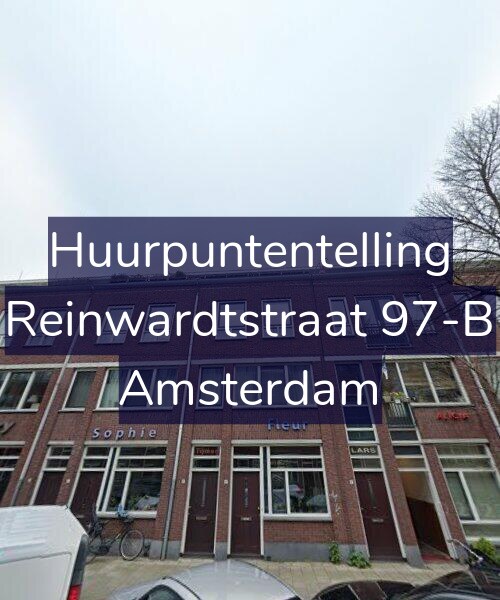 Foto gevel Huurpuntentelling voor Reinwardtstraat 97-B, Amsterdam