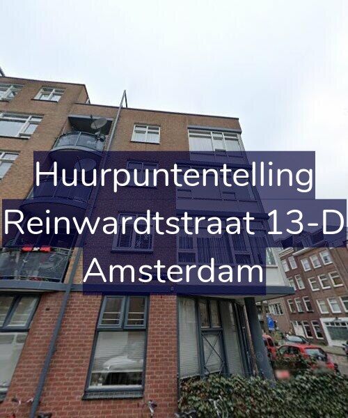Foto gevel Huurpuntentelling voor Reinwardtstraat 13-D, Amsterdam