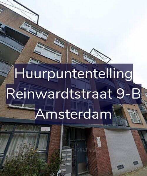 Foto gevel Huurpuntentelling voor Reinwardtstraat 9-B, Amsterdam