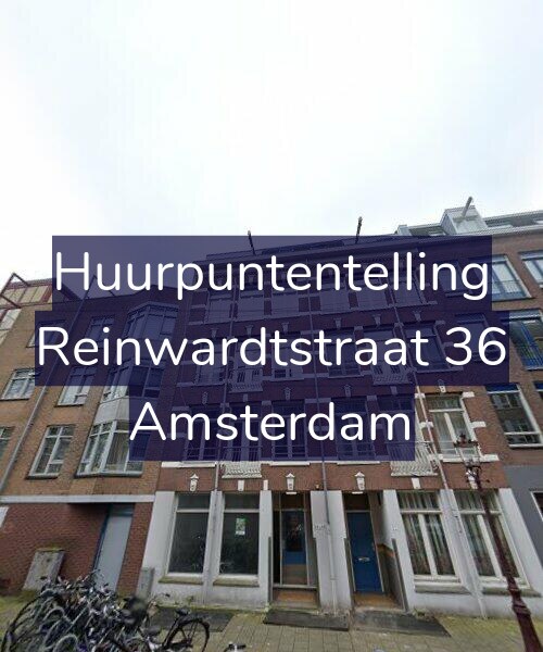 Foto gevel Huurpuntentelling voor Reinwardtstraat 36, Amsterdam