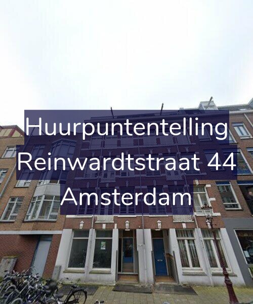 Foto gevel Huurpuntentelling voor Reinwardtstraat 44, Amsterdam