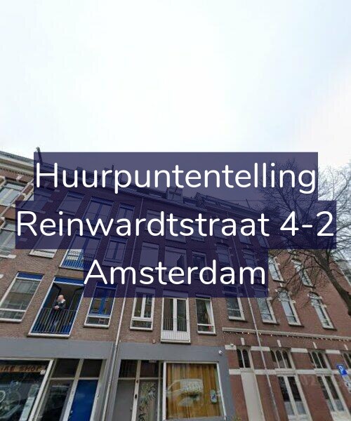 Foto gevel Huurpuntentelling voor Reinwardtstraat 4-2, Amsterdam