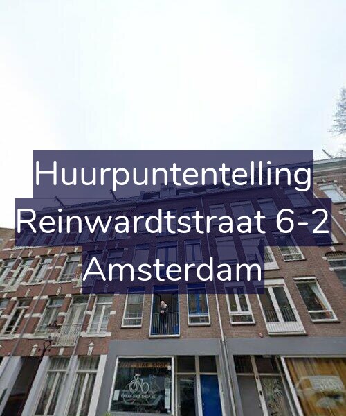 Foto gevel Huurpuntentelling voor Reinwardtstraat 6-2, Amsterdam