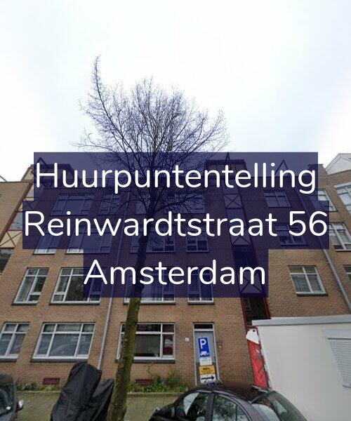 Foto gevel Huurpuntentelling voor Reinwardtstraat 56, Amsterdam