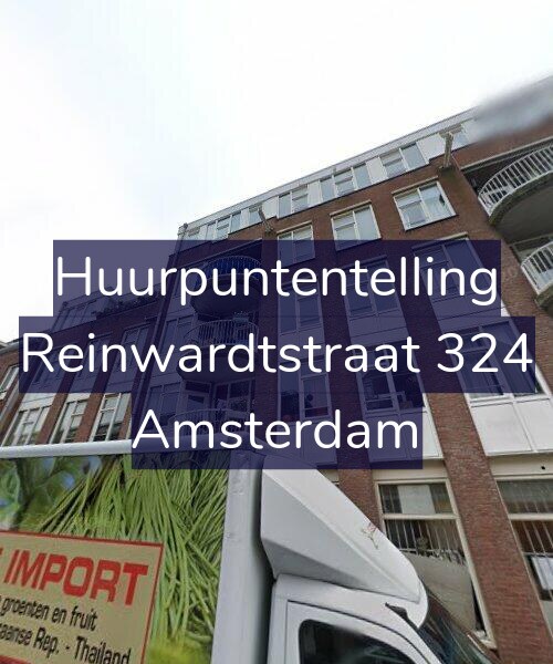Foto gevel Huurpuntentelling voor Reinwardtstraat 324, Amsterdam