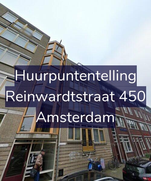 Foto gevel Huurpuntentelling voor Reinwardtstraat 450, Amsterdam