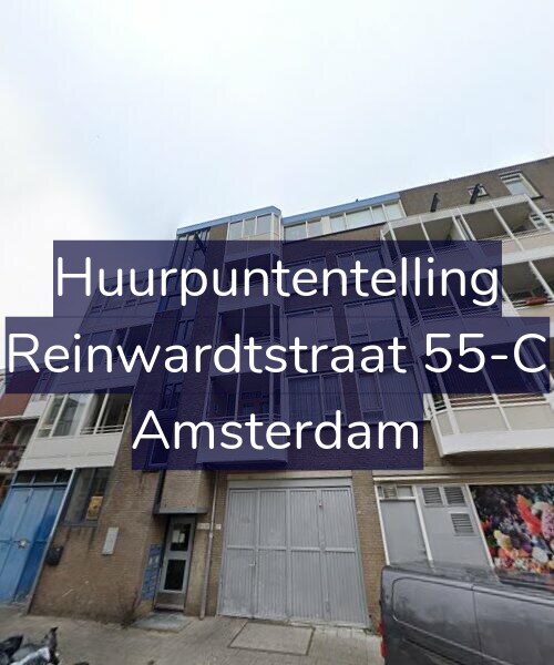 Foto gevel Huurpuntentelling voor Reinwardtstraat 55-C, Amsterdam