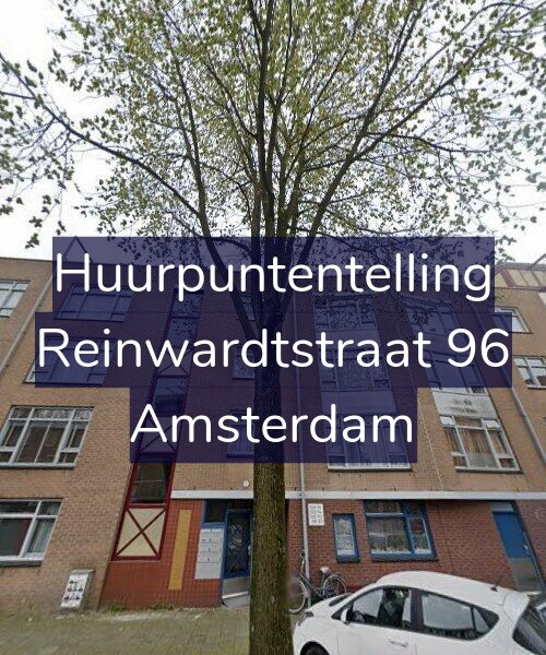 Foto gevel Huurpuntentelling voor Reinwardtstraat 96, Amsterdam