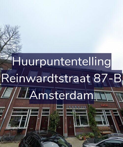 Foto gevel Huurpuntentelling voor Reinwardtstraat 87-B, Amsterdam