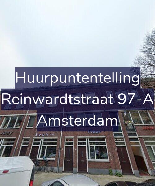 Foto gevel Huurpuntentelling voor Reinwardtstraat 97-A, Amsterdam