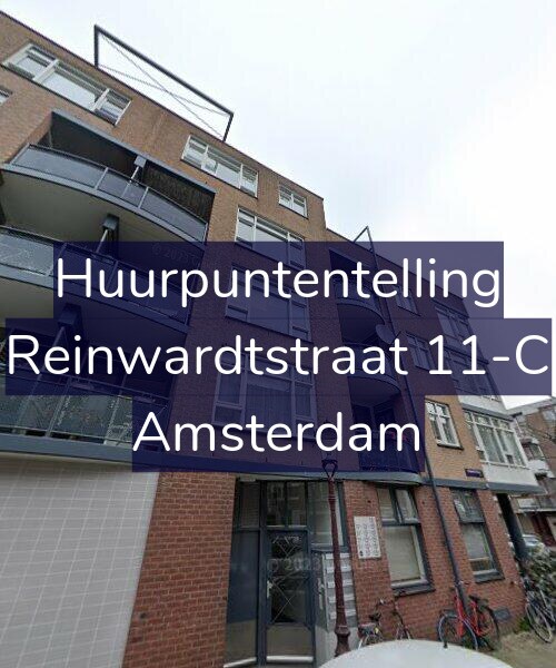 Foto gevel Huurpuntentelling voor Reinwardtstraat 11-C, Amsterdam