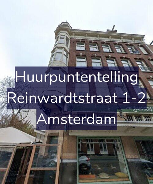 Foto gevel Huurpuntentelling voor Reinwardtstraat 1-2, Amsterdam