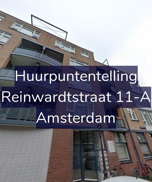 Foto gevel Huurpuntentelling voor Reinwardtstraat 11-A, Amsterdam