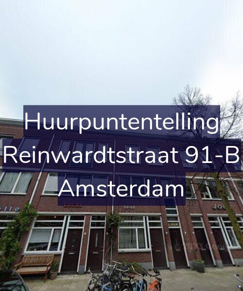 Foto gevel Huurpuntentelling voor Reinwardtstraat 91-B, Amsterdam