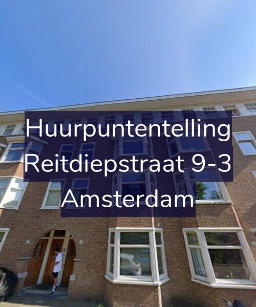 Foto gevel Huurpuntentelling voor Reitdiepstraat 9-3, Amsterdam