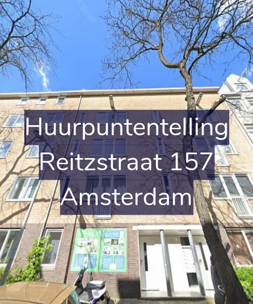 Foto gevel Huurpuntentelling voor Reitzstraat 157, Amsterdam