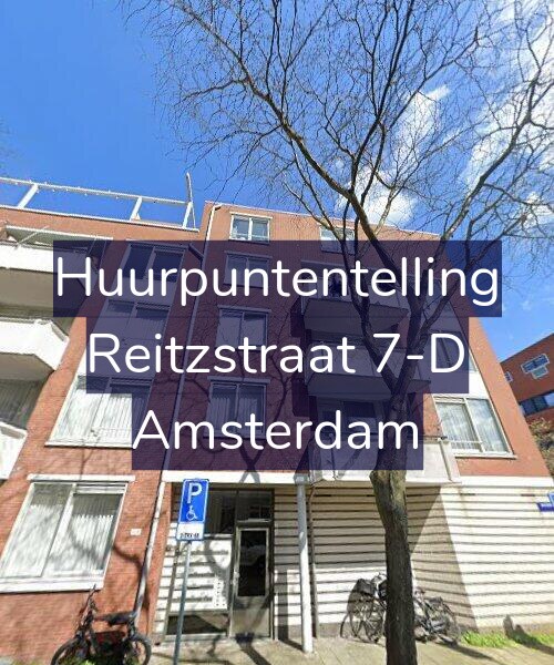 Foto gevel Huurpuntentelling voor Reitzstraat 7-D, Amsterdam