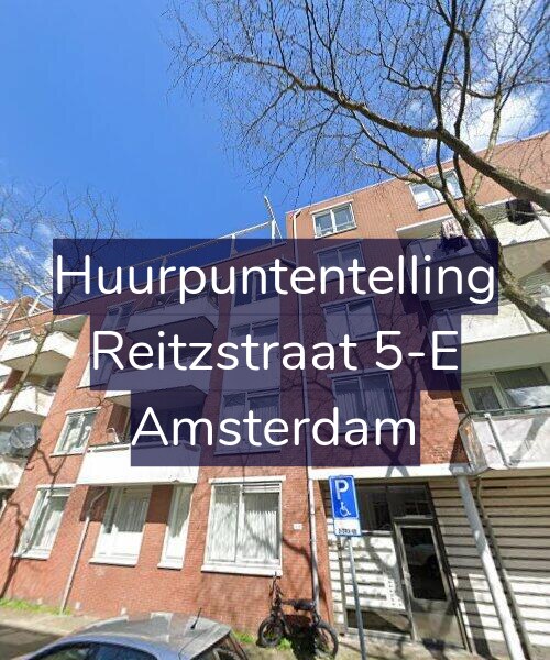 Foto gevel Huurpuntentelling voor Reitzstraat 5-E, Amsterdam